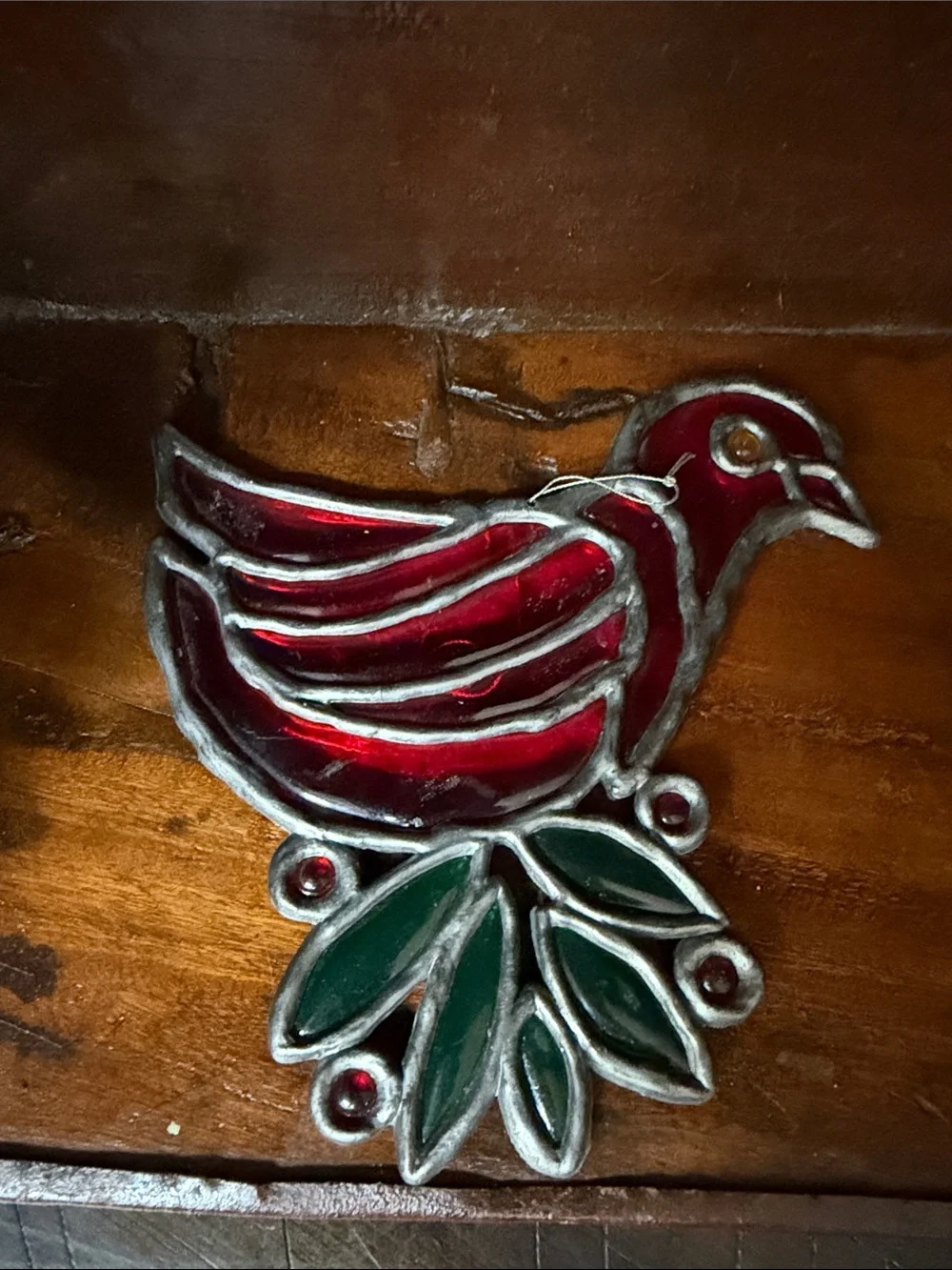 Set of 5 Vintage plastic Christmas Ornaments